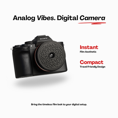 Cinematic® Analog Film Camera Lens - Made for Modern Creators - Cinematic Effects For Canon Ef-M Cinematic Effects camera lens